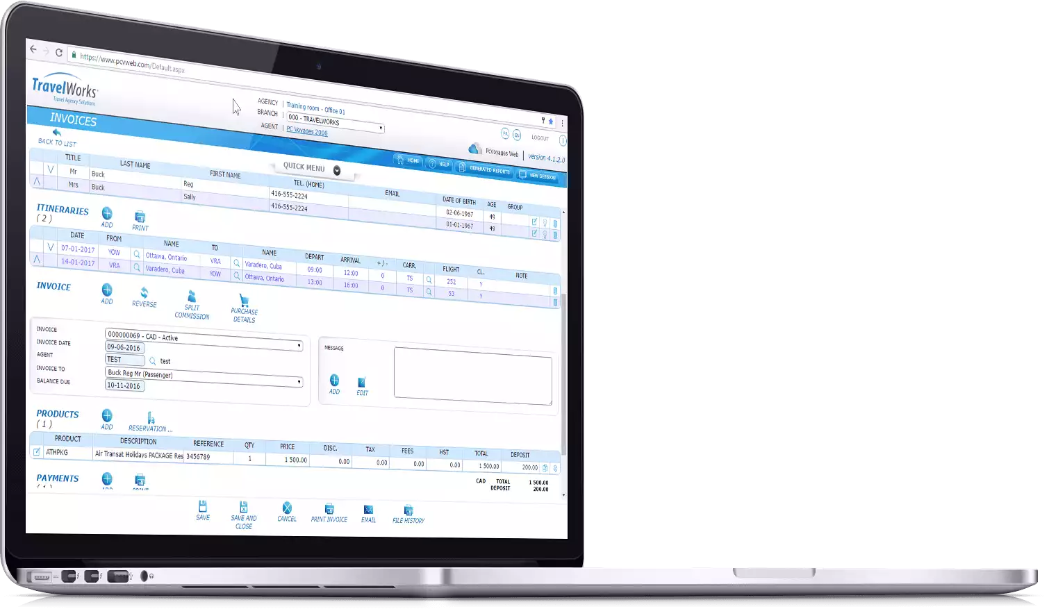TravelWorks Complete solution
